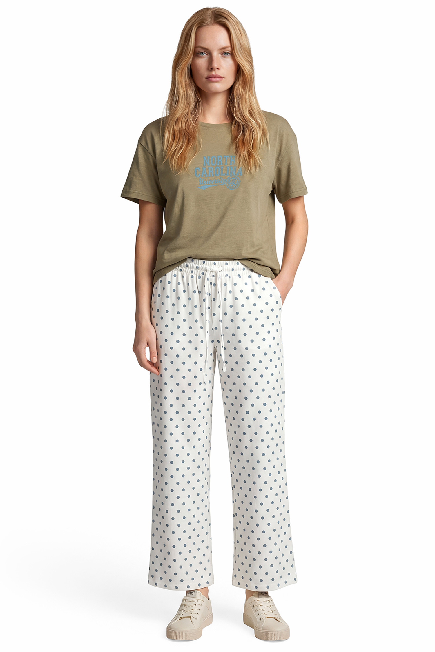 Polka dot trousers Printed for Woman | LANIDOR